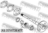 Подшипник задней ступицы FEBEST AS35741726KIT