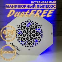 Маникюрный встраиваемый пылесос DustFREE белый орнамент