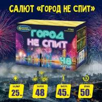 Батарея салютов Р7503 Город не Спит (1"х48)