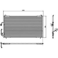 STELLOX 10-45216-SX (1045216_SX / 1382663 / 6353 V0) радиатор кондиционера\ Peugeot (Пежо) 406 all 99