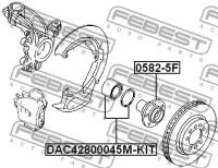 Подшипник передней ступицы, DAC42800045MKIT FEBEST DAC42800045M-KIT