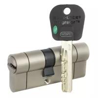 Цилиндр Mul-t-Lock Integrator B-S ключ-ключ (размер 45х35 мм) - Никель, Флажок