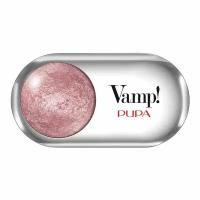 Тени для век Pupa Make Up Vamp! Wet & Dry, Запеченные сияющие тени для век, 201 Золотое шампанское