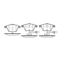 STELLOX 975 002B-SX (4B0.698.151AC / 4B0.698.151Q / 4B0.698.151R) колодки дисковые п. с антискрип. пластинами\ Audi