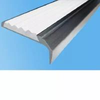 Противоскользящий алюминиевый накладной угол-порог 42 мм/23 мм 1,0 м