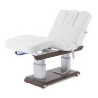 Массажное кресло с электроприводом Med-Mos ММКМ-2 (КО-159) с функцией подогрева и подсветкой, белое