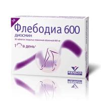 Флебодиа 600 таблетки покрыт.плен.об. 600 мг 30 шт