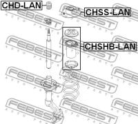 Пыльник переднего амортизатора, CHSHBLAN FEBEST CHSHB-LAN