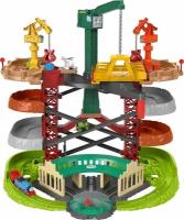 Подарочный набор игрушек Thomas & Friends Fisher-Price Trains and Cranes Super Tower Track Set