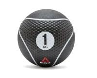 Медицинский мяч REEBOK Medicine Ball черный 1/2/3/4/5 кг. (Медицинский мяч REEBOK Medicine Ball 3 кг, черный RSB-16053)