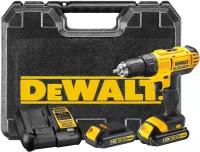 Дрель-шуруповерт DeWalt DCD771C2-QW аккум. патрон:быстрозажимной (кейс в комплекте)