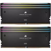 Модуль памяти DIMM 96Gb 2х48Gb DDR5 PC52800 6600MHz Corsair Dominator Titanium RGB Black (CMP96GX5M2B6600C32)