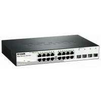 D-Link DGS-1210-20/FL2A Управляемый L2 коммутатор с 16 портами 10/100/1000Base-T и 4 комбо-портами 100/1000Base-T/SFP