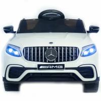 TOYLAND Электромобиль Mercedes-Benz AMG GLC63 Coupe 4x4 (белый)