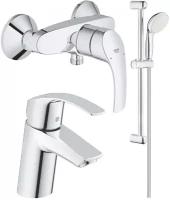 Комплект смесителей Grohe Eurosmart New 33555002 + 32467002 + 27924001