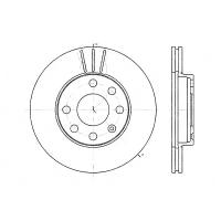 STELLOX 6020-3608V-SX (0569 014 / 0569014 / 0569021) диск тормозной передний\ Opel (Опель) Astra (Астра) (Комплект 2 штуки)