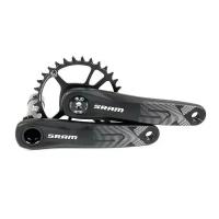 Шатуны SRAM SX EAGLE, 11/12ск., звезда 30T, 170мм, AL EAGLE, DUB, чёрные, без каретки