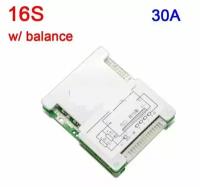 Плата BMS 16s 48v 30a Lifepo4 литиевая батарея W BMS Balance