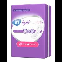 iD Light Mini / АйДи Лайт Мини - урологические прокладки, супертонкие, 20 шт