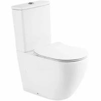 Чаша унитаза безободкового BelBagno Sfera-R, P-trap BB2141CPR