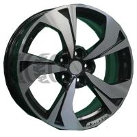 Колесный диск Khomen Wheels KHW1724 (Jac/Москвич 3) 7.00x17.00/5x108.00 D54.10 ET40.00 Black-FP