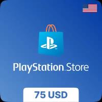 Подарочная карта PlayStation Store (CША) - 75 USD