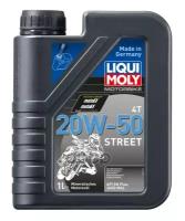 Liquimoly 20W-50 Motorbike 4T Street (1L)_Масло Моторное! Д/Мотоц., Мин Api Sg/Sj/Sl LIQUI MOLY арт. 1500