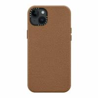 Чехол для телефона Casetify Leather Case MagSafe Compatible Apple Iphone 14 Plus (Latte)