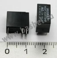 RELAY HK23F-24VDC, Реле, (упр.:24В/DC, комм.: 1A/30В/DC, 1NO/1NC, Ag+Au, R-coil.:3.8 кОм)