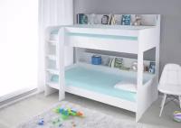 Кровать двухъярусная Polini kids Simple 5000, белый