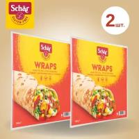 Лепешки Wraps без глютена, т.м. Schar, 2 шт. по 160 г