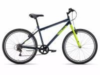 Велосипед FORWARD ALTAIR MTB HT 26 1.0, колесо 26'', рост 19'', сезон 2023-2024, черный/серый