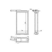 STELLOX 10-35009-SX (1035009_SX / 1041092 / 1630103) радиатор печки\ Ford (Форд) Escort (Эскорт) / Scorpio (Скорпио) 82