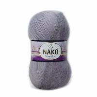 Пряжа NAKO Mohair delicate Colorflow (Нако), пыл.сирень - 28082, 5% мохер, 10% шерсть, 85% акрил, 5 мотков, 100 г., 500 м