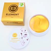 ELEMENT Патчи для глаз гидрогелевые с золотом и коллагеном Element Gold, 85 г, 60 шт