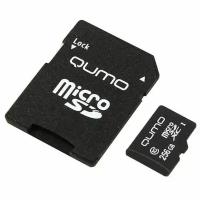 Карта памяти Micro SecureDigital 256Gb Qumo UHS-I U3, Pro seria 3.0 ( QM256GMICSDXC10U3 ) адаптер SD