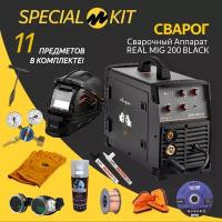 Сварочный инверторный аппарат Сварог REAL MIG 200 (N24002N) Black (00000095883) SPECIAL KIT