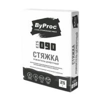 Стяжка пола ByProc EZS-090 ровнитель на цементной основе 25 кг, шт