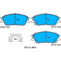 ATE 13.0460-5872.2 (1CA1058101 / 25A1058101 / 25A1058101) колодки дисковые п.\ Accent (Акцент) all 00