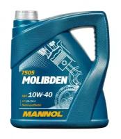 MANNOL MN7505-4 7505-4 MOLIBDEN BENZIN 10W40 4л. API SN/CH-4. Полусинтетическое моторное масло