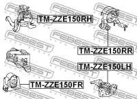 Подушка двигателя правая (гидравлическая), TMZZE150RH FEBEST TM-ZZE150RH