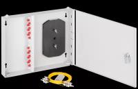 Nikomax Оптический кросс NIKOMAX NMF-WP16FCUS2-IB-GY (аналог NMF-RP16FCUS2-WS-ES-1U-GY) 16 портов FC/UPC