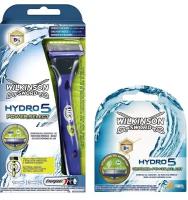 Wilkinson Sword / Schick Hydro5 Power Select / Станок бритвенный (3 режима вибрации) с 1 сменной кассетой + упаковка кассет ( 4 шт)