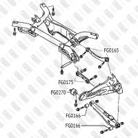 FIXAR FG0165 FG0165_сайлентблок рычага! Mitsubishi Lancer 00>