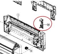 Panasonic CWD933233 заглушка шасси внутреннего блока кондиционера CS-E7MKD