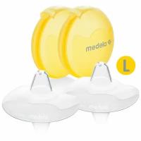 Накладка силиконовая для кормления грудью Contact Medela/Медела 2шт р.L