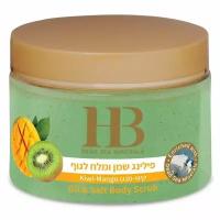 Скраб Health & Beauty Body Care Oil & Salt Body Scrub Kiwi-Mango, Скраб ароматический для тела Манго-Киви, 450 мл