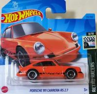 Hot Wheels Машинка базовой коллекции PORSCHE 911 CARRERA RS 2.7 оранжевая 5785/HKJ82