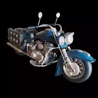 Модель мотоцикла Harley Davidson 28x14х11см KSVA-RD-1204-A-4646-BLU