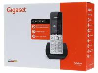 Телефон DECT серебристо-черный - Аналог беспроводного телефона Comfort 500 – Gigaset – S30852-H3003-B101 – 4250366866611